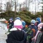 Položení květin u pomníku T.G. Masaryka - 5.březen 2010