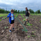 Projektový den 5.třídy na farmě Bílý mrak