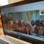 Květnové a červnové videohovory s partnerskými školami z Itálie, Bulharska a Moldavska